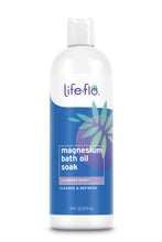 Load image into Gallery viewer, Magnesium Bath Oil Soak, Lavender - 16 oz